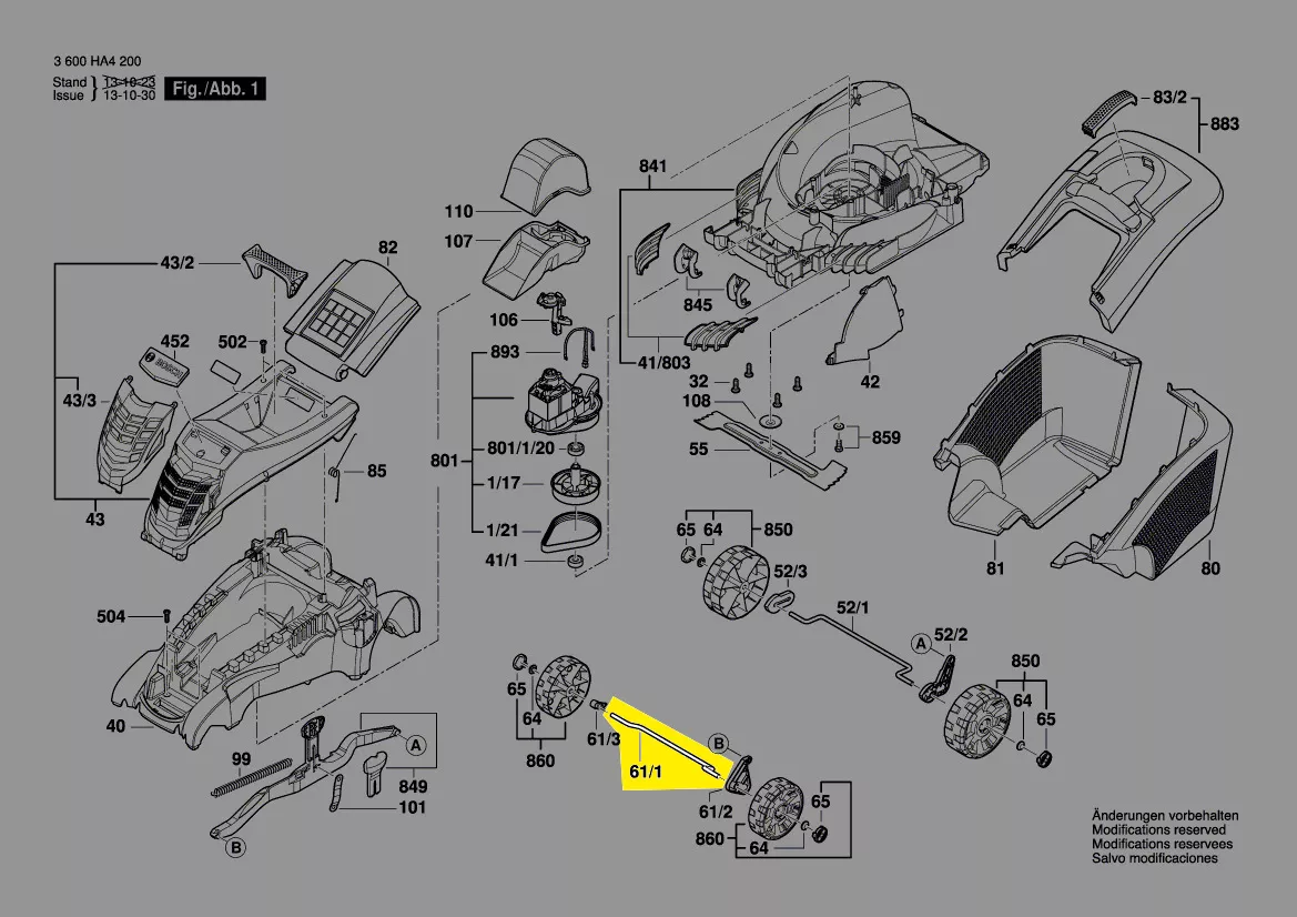 Axe de roue réf. F 016 L68 528 BOSCH